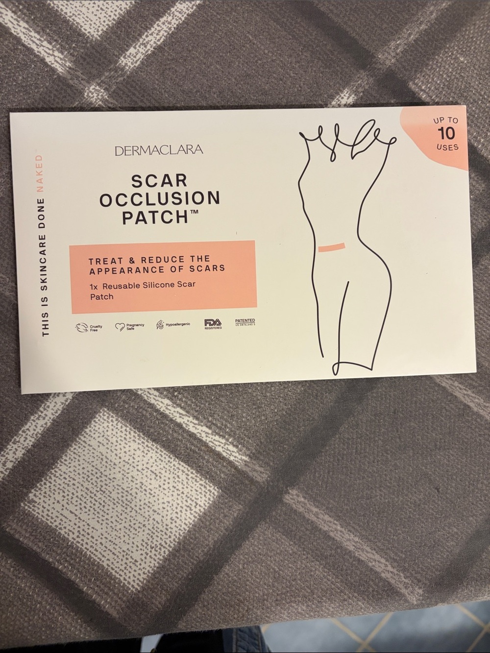 Dermaclara Scar Occlusion Patch Medical Grade Reusable Silicone New Sealed